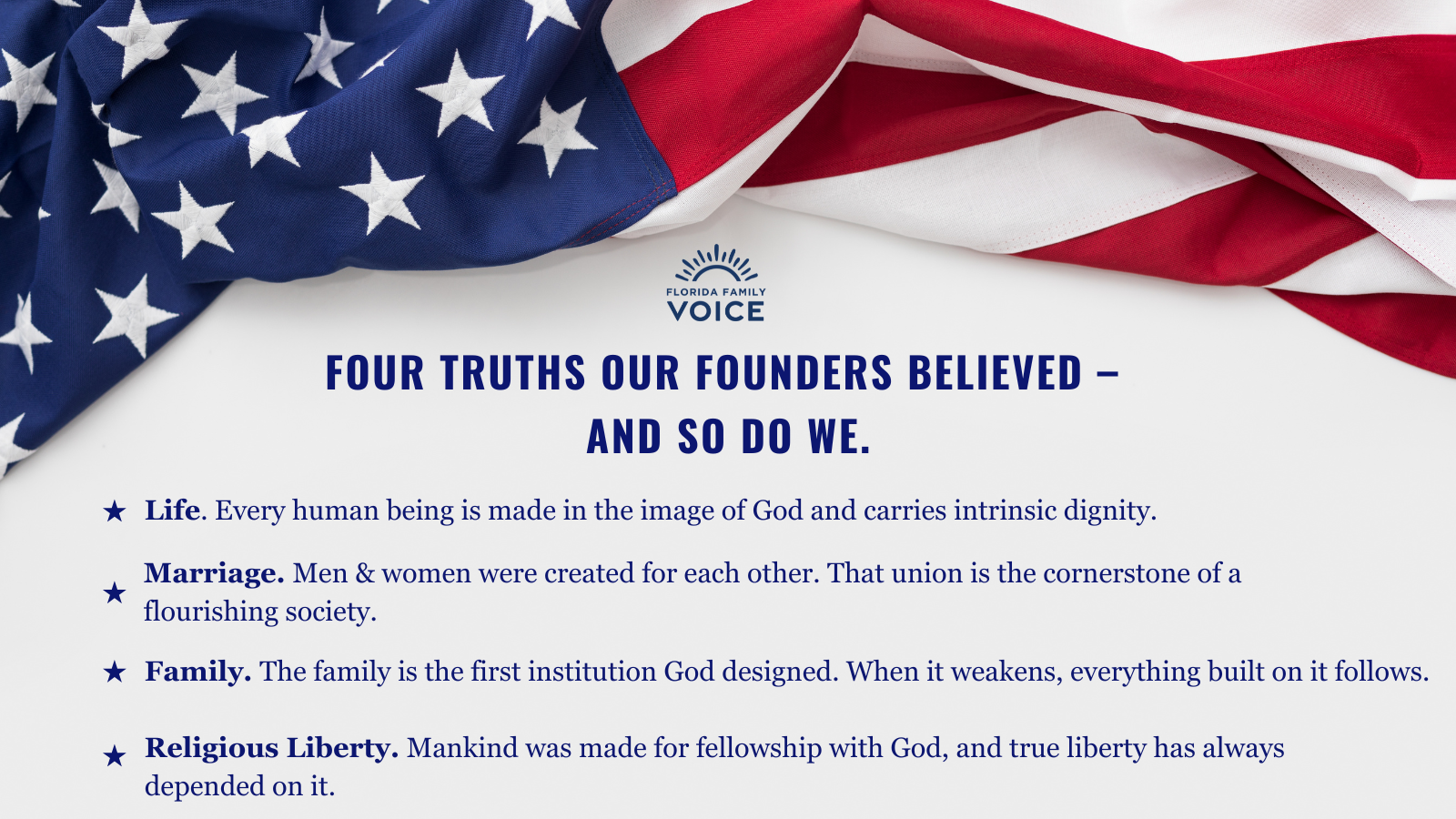 four truths our founders believed